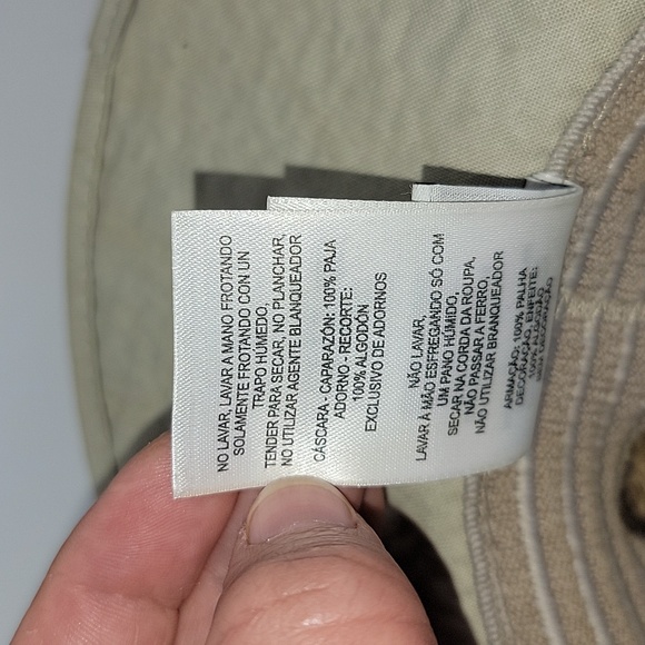 Columbia Sportwear Unisex SeaGrass Ecru Hat Grosgrain Compass Band - Picture 9 of 10